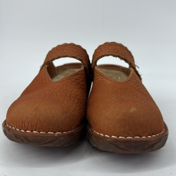 El Naturalista Burnt Orange Leather Slip-Ons - Picture 4 of 8